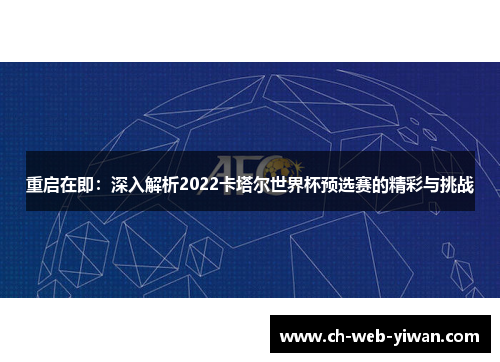 重启在即：深入解析2022卡塔尔世界杯预选赛的精彩与挑战
